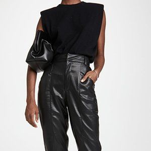 Ronny Kobo Katie Faux Leather Pants